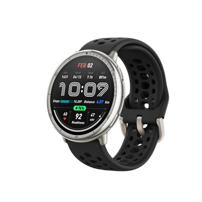 Amazfit Active 2 (Round) Black Sport Silicone