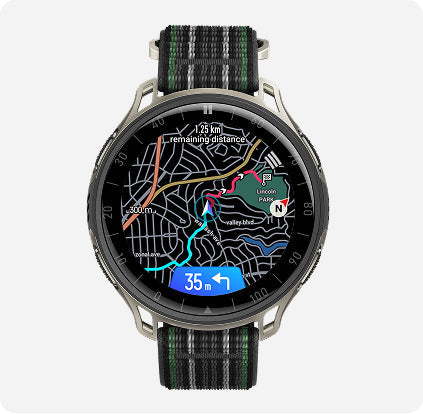 Navigare pas cu pas direct pe ecranul Cheetah 2 Pro