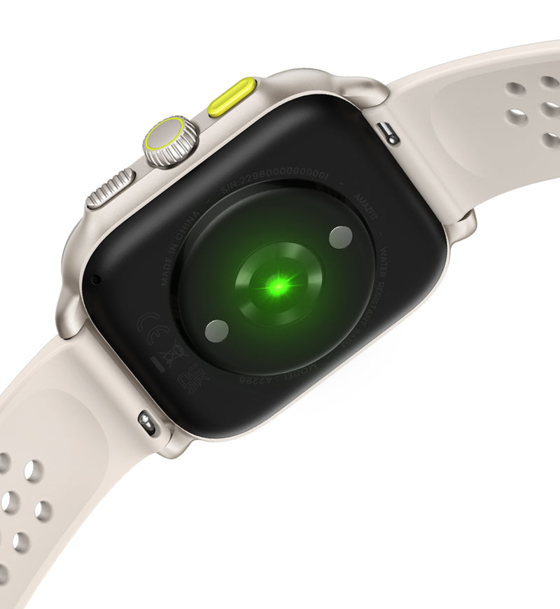 amazfit cheetah square — Case back, BioTracker green sensor