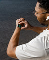amazfit cheetah square — On-wrist lifestyle, man checking watch